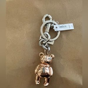 Coach bear keychain